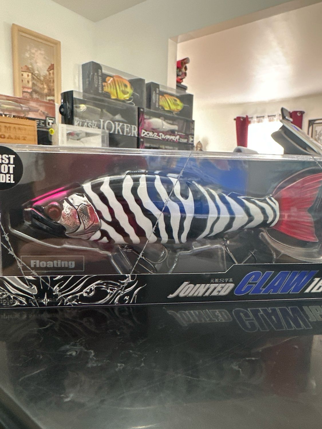 Gan Craft Jointed Claw 168 #KH-09 Santiago Zebra 168mm | 2oz | Floating