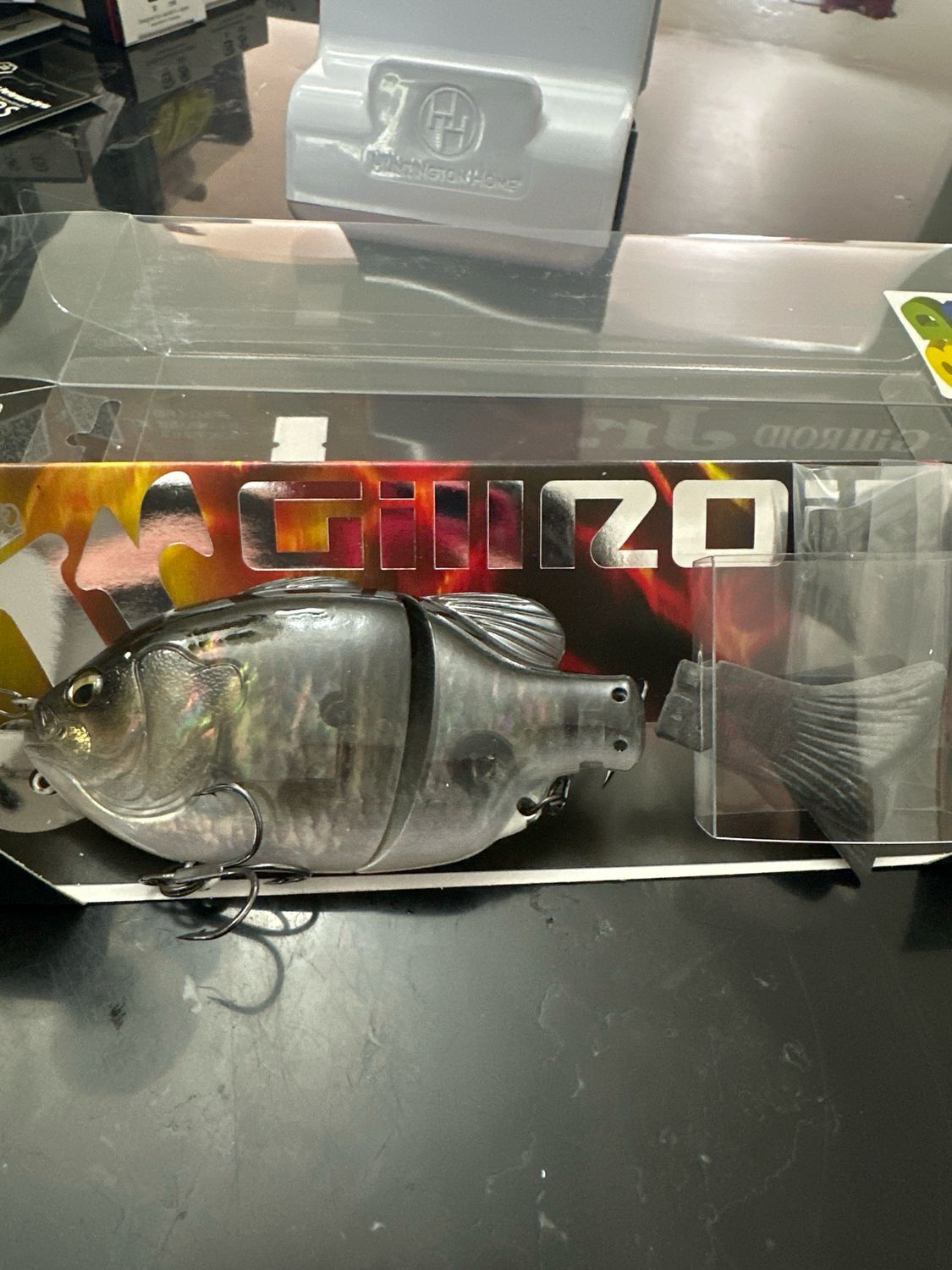 Imakatsu Gillroid Jr. Shell Laminate #674 Kan-no-shi Silver ( Crystal Japanese Abalone ) 13.5mm | 1.8oz