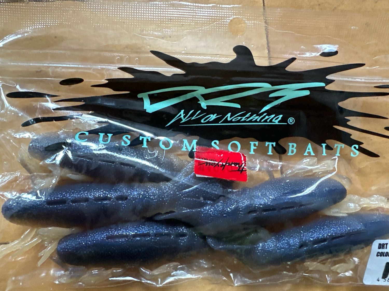 Drt Fink Craw 3.7”. Fabulous And Super Hard To Find JDM Soft Craws. #006 Black Blue. Fabulous Color. New Unopened Package, Package Little Sticky. Exact Bait In Pics