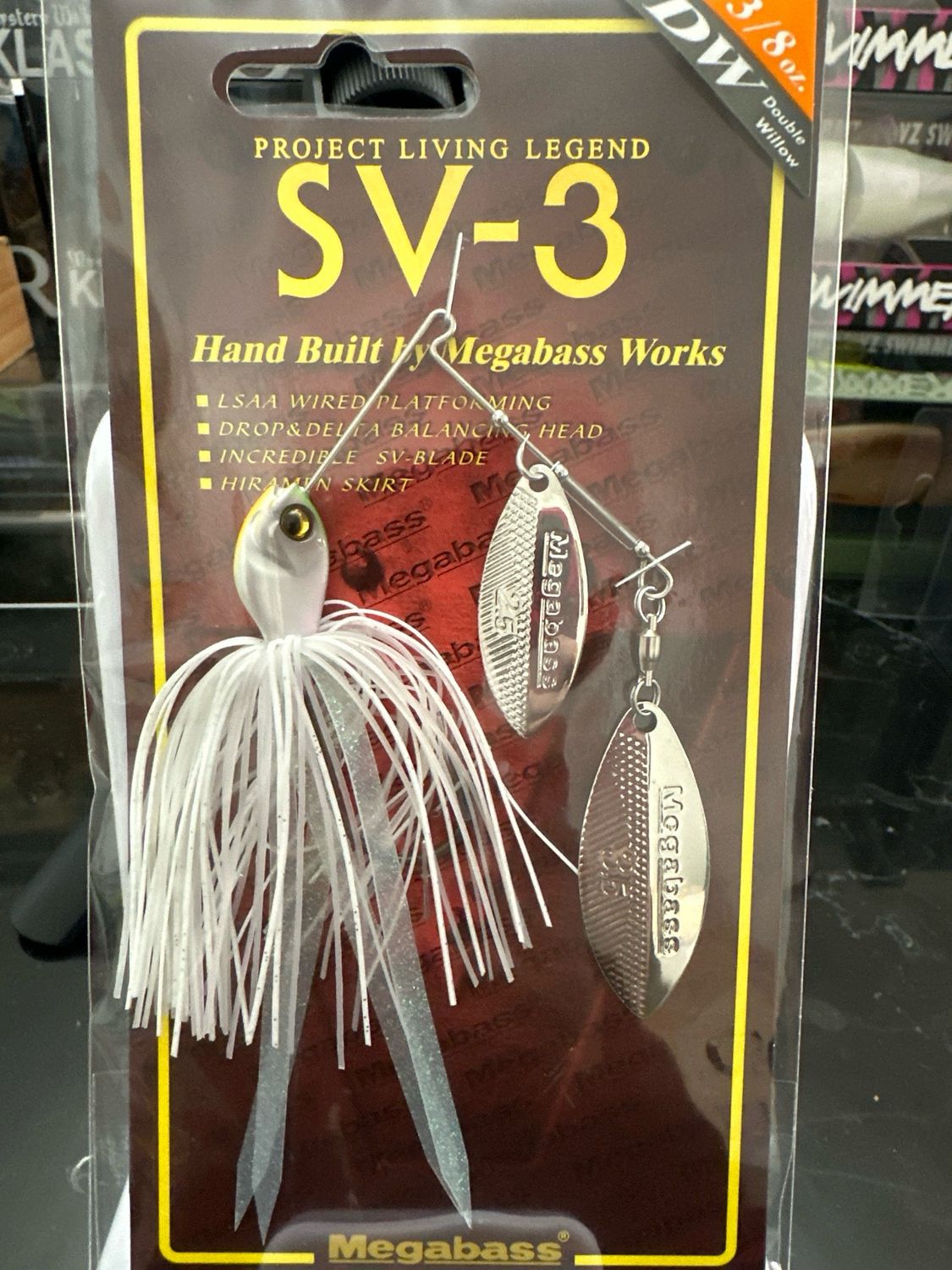 Megabass SV-3 DW 3/8oz #07 Pearl Shad