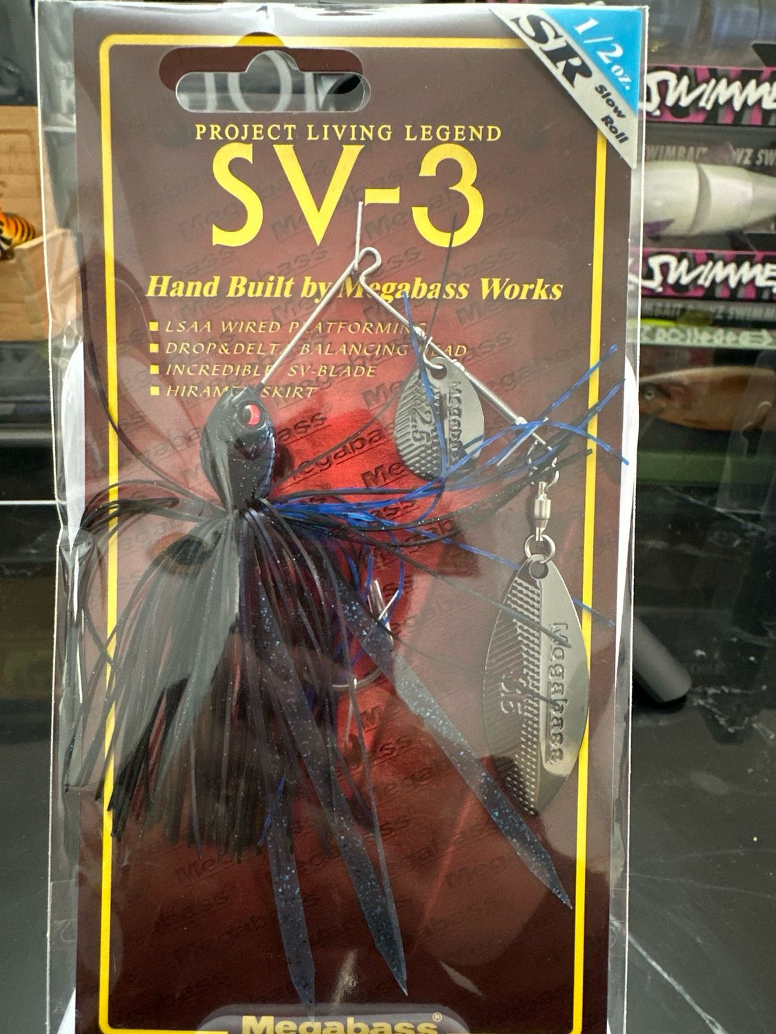 Megabass SV-3 SR 1/2oz #06 Black Blue