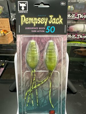 Jackall Dempsey Jack 50 Back Green Pumpkin 50mm | Slow Sinking