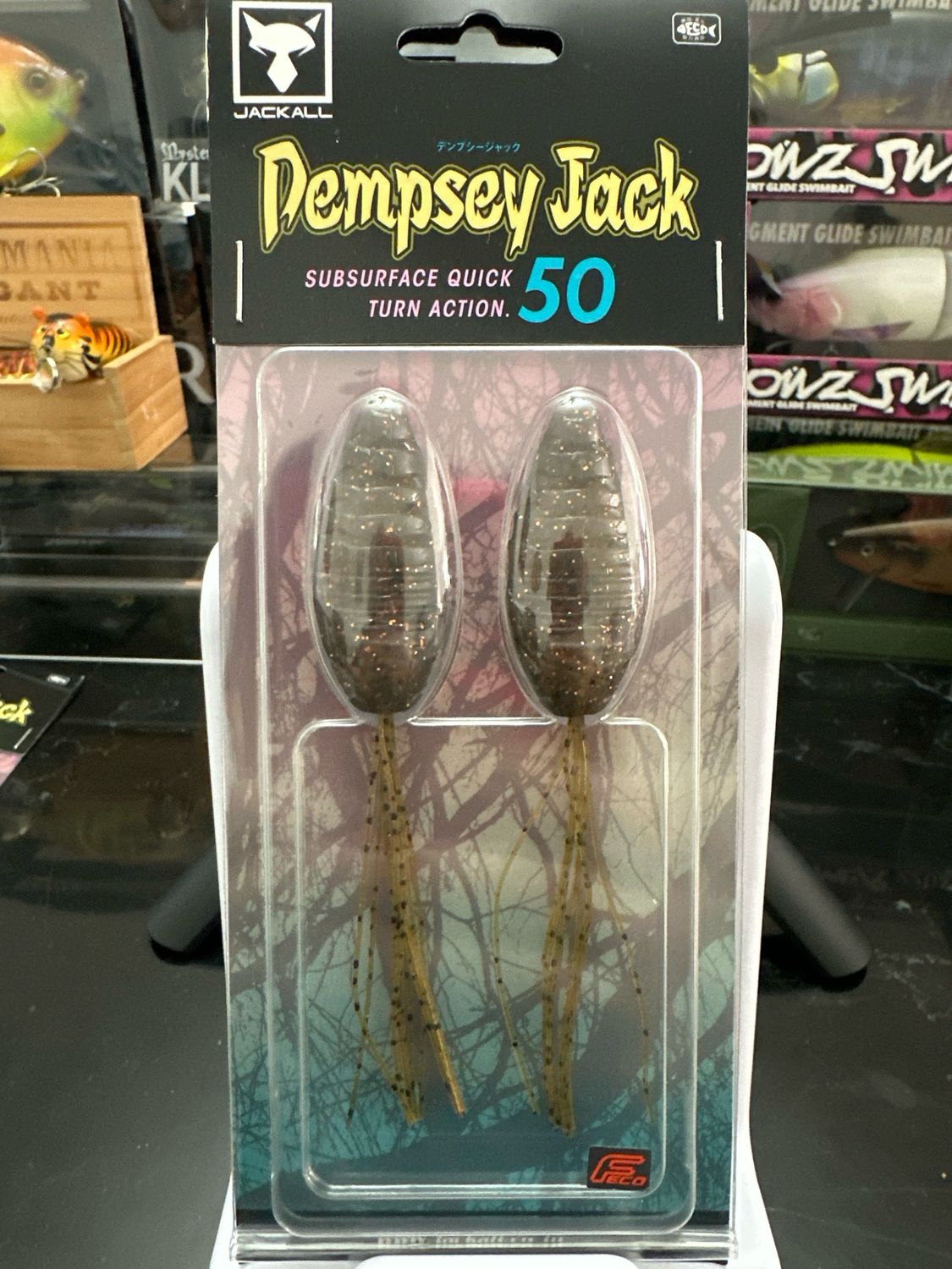 Jackall Dempsey Jack 50 Suji Shrimp 50mm | Slow Sinking