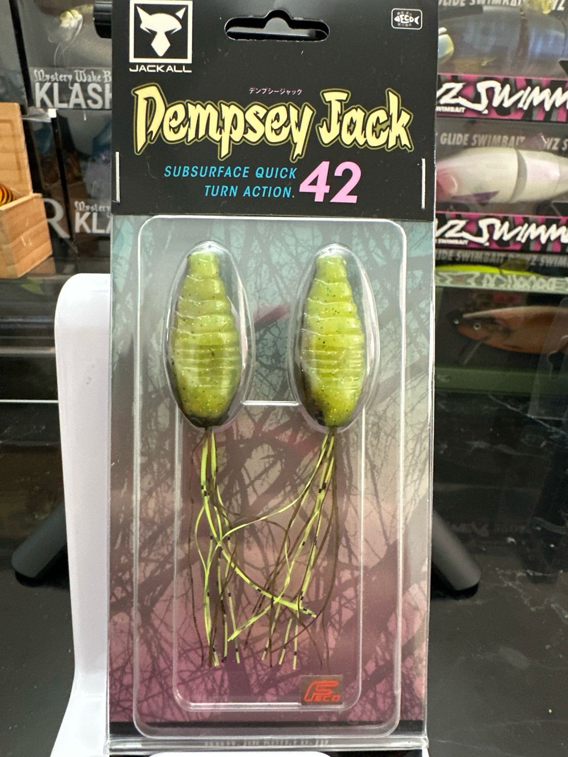 Jackall Dempsey Jack 42 Back Green Pumpkin 42mm | Slow Sinking