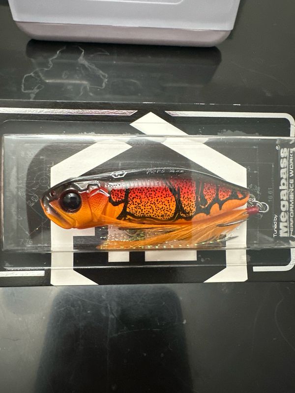 Megabass MPW Pops #7 Fire Craw 60mm | 1/4oz Topwater
