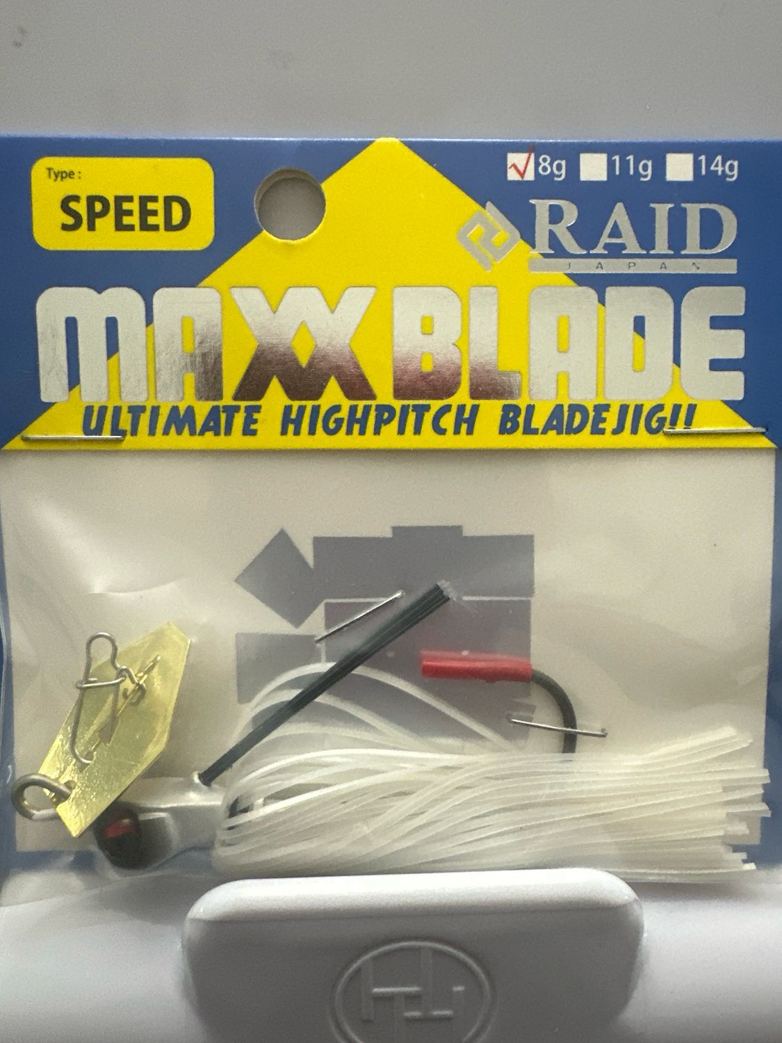 Raid Japan Maxx Blade Type Speed 8g #MBS06 Pearl White