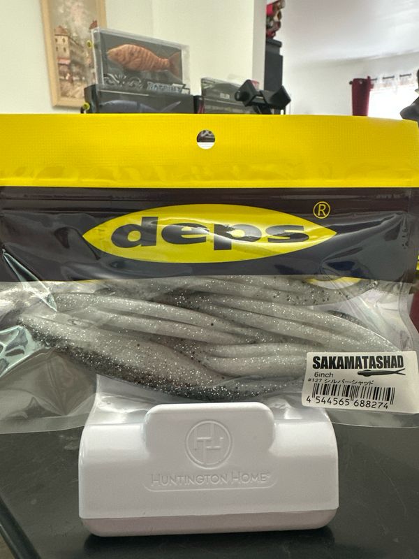 Deps Sakamata Shad 6inch #127 Silver Shad 6baits/pack