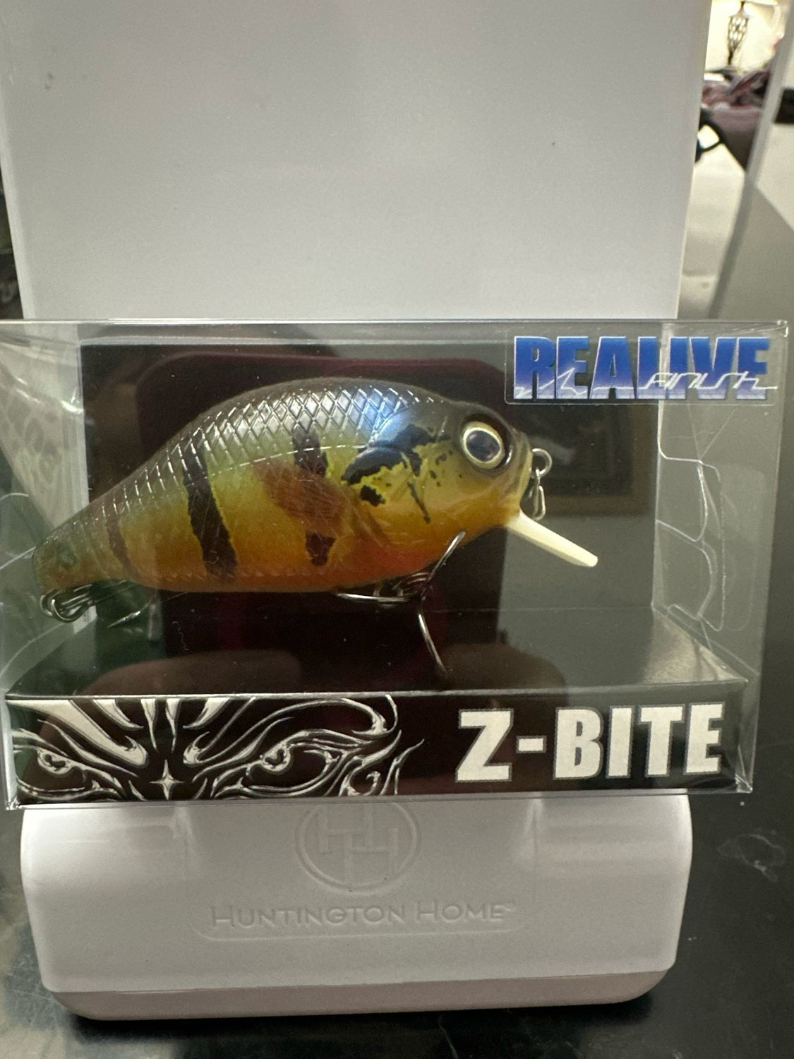 Gan Craft Z-Bite Realive #GAN-42 Peacock, RARE and Stunning! Bone Material. 3/4oz, 65mm, Floating, Max Depth App 0.8M (2.5’). NIB