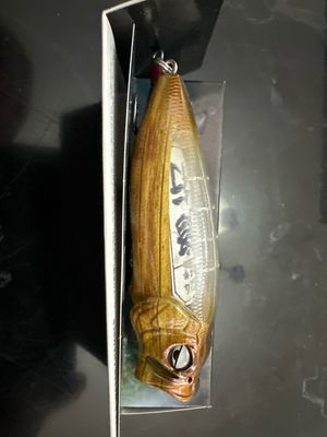 Megabass PopMax (SP-C) 2024 Limited Edition Exact Bait In Pics. New In Box. Designed With One White Eye, 1 Black Eye.