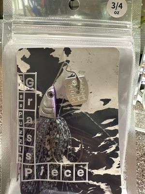 Bass Puzzle Grass Piece 3/4oz G02 Violet Gill