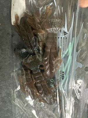 DRT Fink RARE & Amazing JDM Soft Craws. 3.7” Each #007 Blueback Cinnamon. New In Package, Package A Bit Sticky.