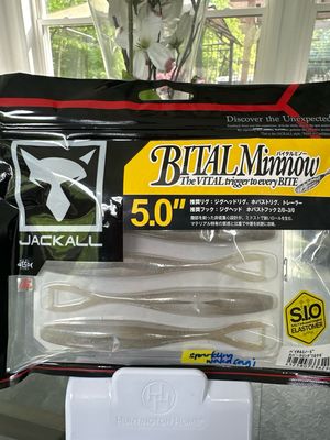 Jackall Bital Minnow 5.0" Sparkling Wakasagi 5baits/pack