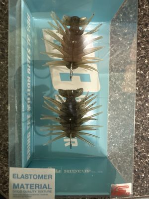 Coike Bug Bombers NEW! #142 Light Green Pumpkin/black Blue Flake. 2 Baits Per Pack. Exact Bait In Pics. NIB