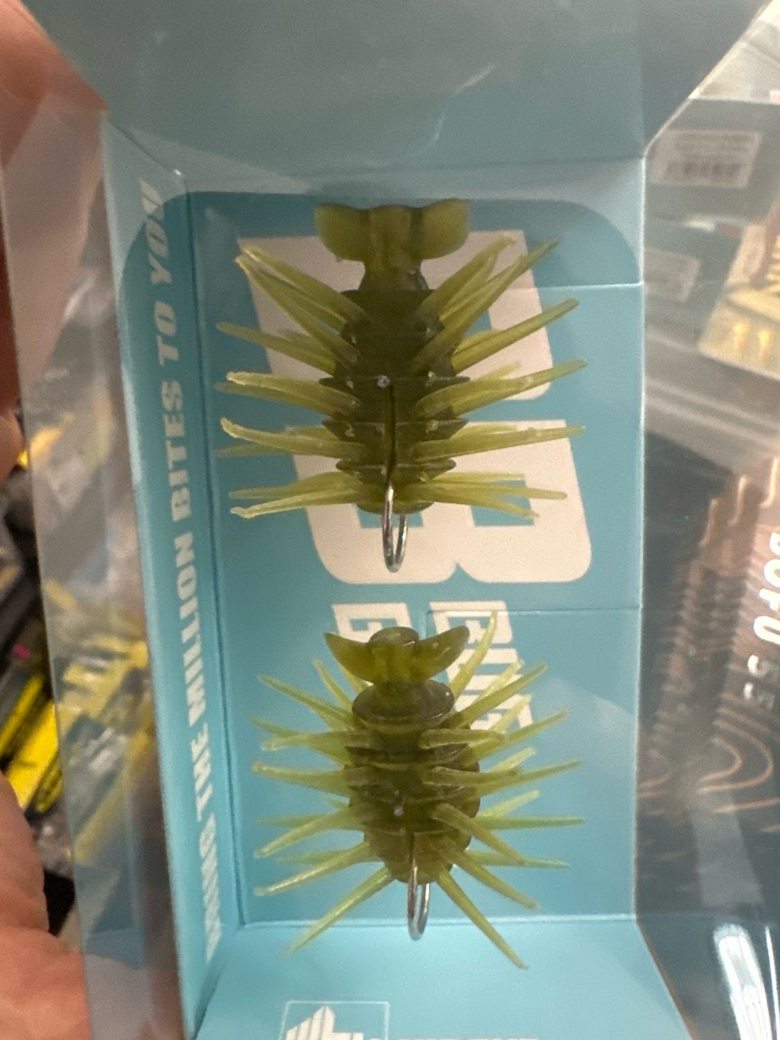 Coike Bug Bomber Watermelon, NEW Hideup Creature Bait. 2 Elastomer Creature Baits Per Pack. NIB