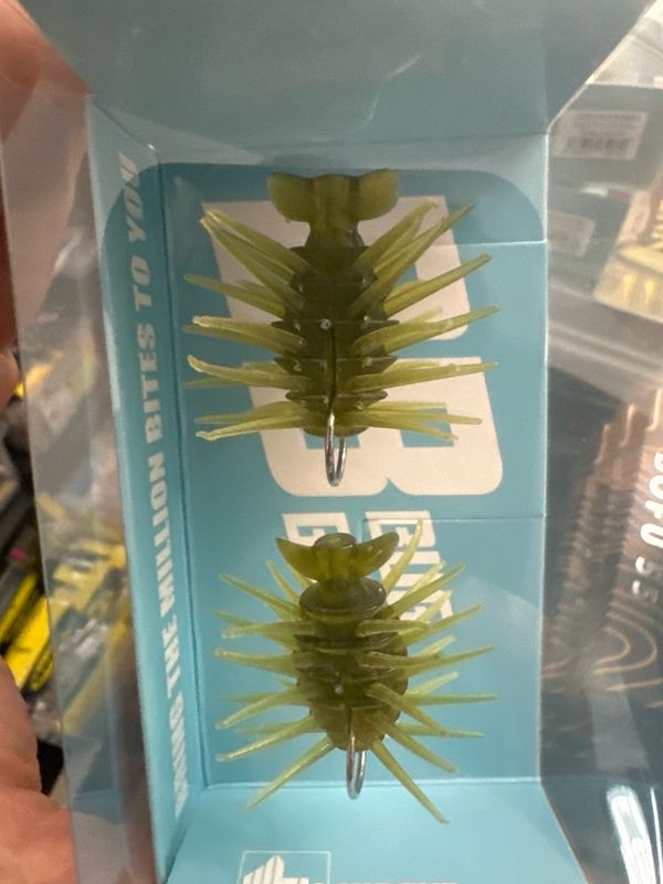 Coike Bug Bomber Watermelon, NEW Hideup Creature Bait. 2 Elastomer Creature Baits Per Pack. NIB