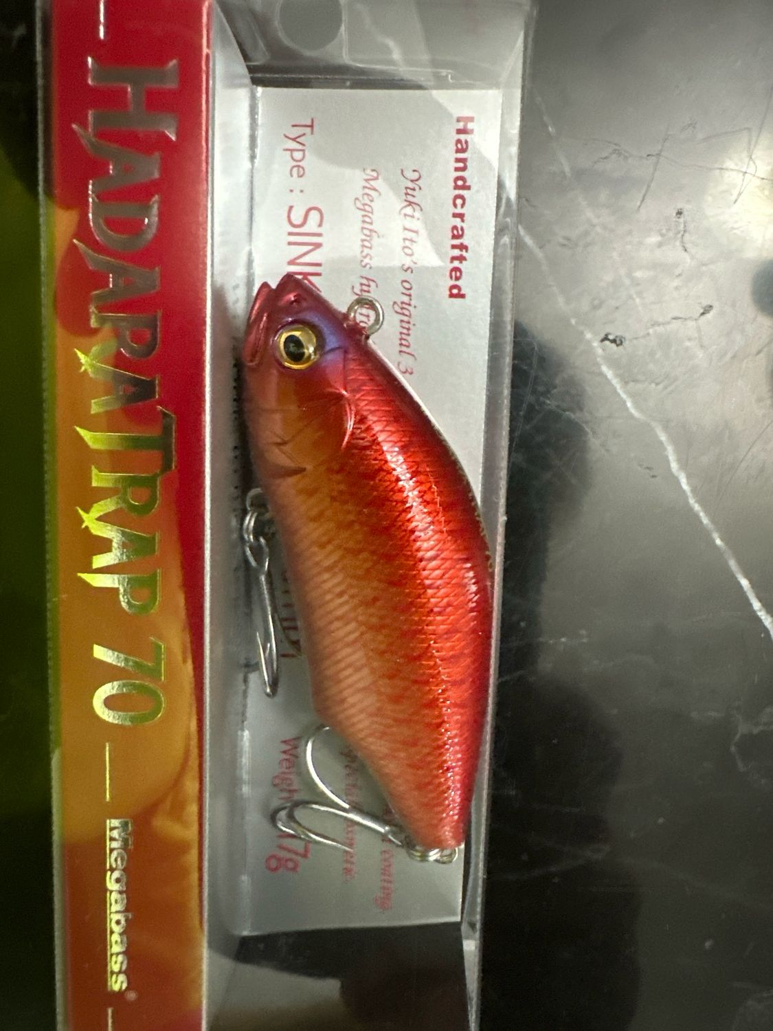 Megabass Hadara Trap 70 Special Color Madai. 70mm, 17g Sinking. NIP