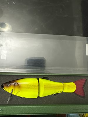 Roman Made Trick Lemon Chart. Exact Bait In Pics. 185mm 65g (7.3” 2.3oz). JDM Wooden Swimbait. Brand New In Package.