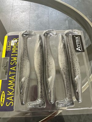 Deps Sakamata Swimmer 5.3inch #127 Silver Shad 5baits/pack