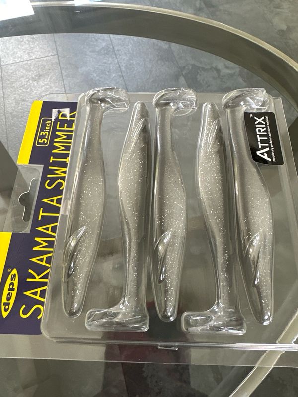Deps Sakamata Swimmer 5.3inch #92 Silver Shiner 5baits/pack