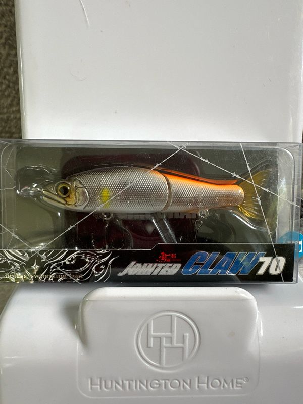 Gan Craft Jointed Claw 70 #10 Flashing GM Orange 4.1g / 70mm / Floating
