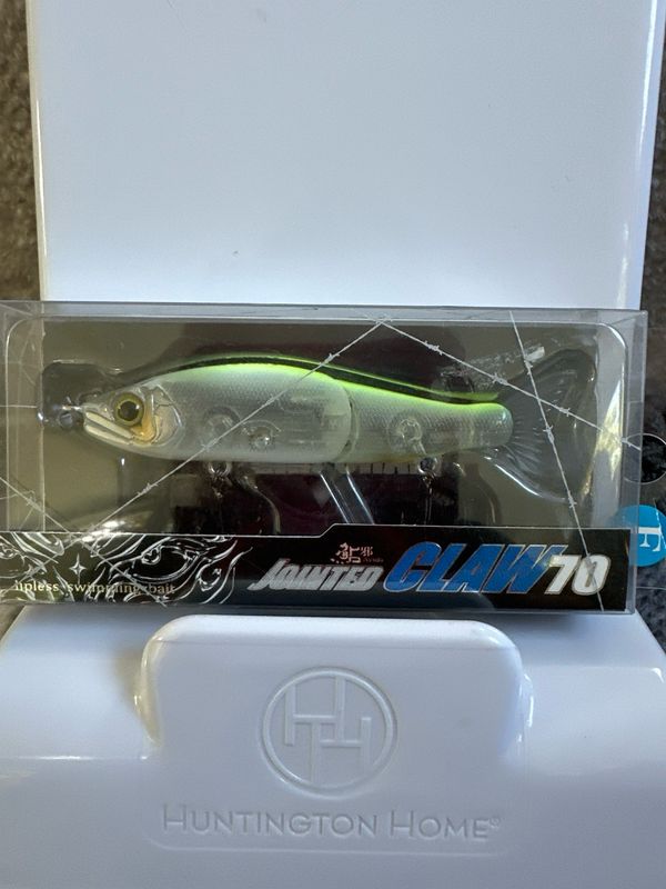 Gan Craft Jointed Claw 70 #08 Clear Head Chart 70mm | 4.1g | Floating