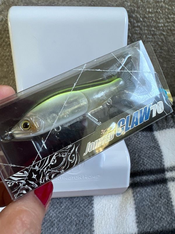 Gan Craft Jointed Claw 70 #08 Clear Head Chart 70mm | 4.1g | Floating