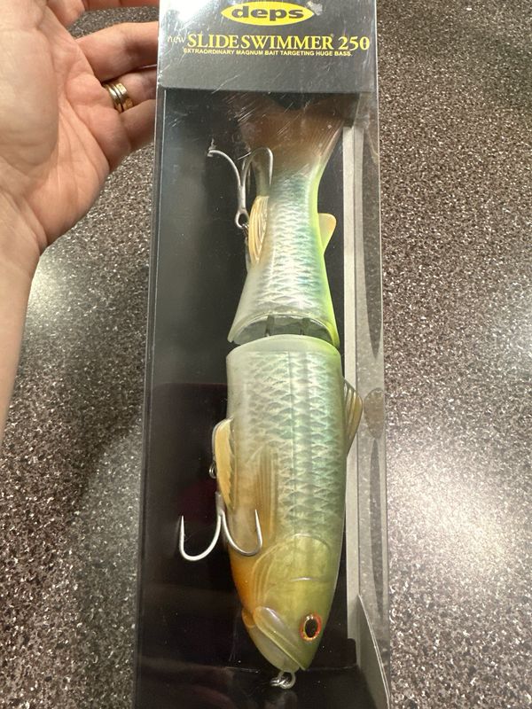 Deps Slide Swimmer 250 New In Box. #94 Real Ketabus BIG 250mm | 6.2oz | Slow Sinking Model