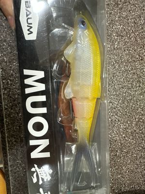 Baum Muon #9 Sexy Chart 201mm (approximately 8”) 2 Oz Gorgeous New JDM Swimbait With Lip &amp; Spare Lip. New In Package