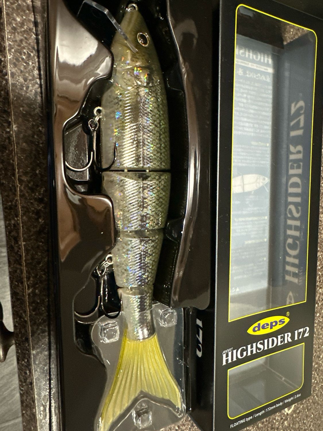Deps Highsider 172 Baby Bass. 172mm 2.6oz. Just Short Of 7”. NIB