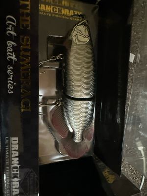 Dranckrazy Sumeragi Silver Arowana. Amazing JDM Bait. Stunning, Super Fine Scale Detail. Exact Bait In Pics. Approximately 6” 1.75oz. NIP