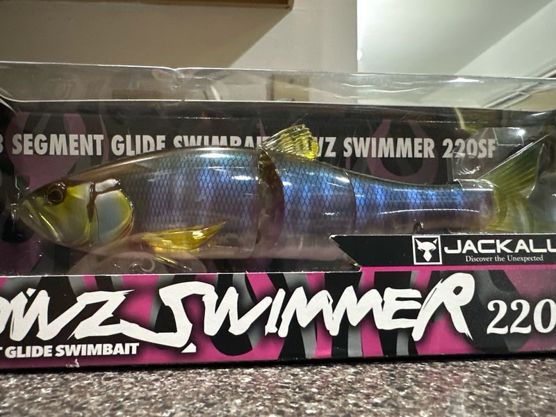 Jackall Dowzswimmer 220SF. BIG And Gorgeous JDM Swimbait. Exact Bait In Pictures. Approximately 8-3/4” 3.6oz. NIP