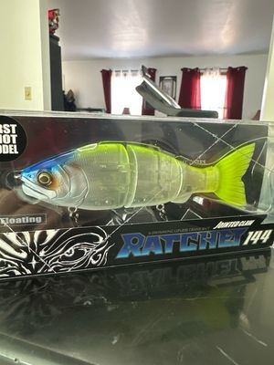 Gan Craft Jointed Claw Ratchet 144 #Gan-21 Blue Crown 140mm 1.2oz Floating