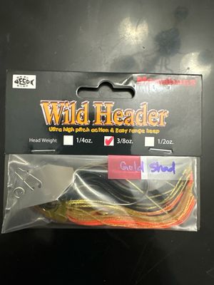 Megabass Wild Header Gold Shad 3/8oz Very Rare/hard To Find. Exact Bait In Pictures. NIP