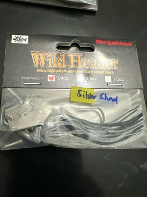 Megabass Wild Header Chatter 1/4oz Silver Shad. Discontinued And Hard To Find. NIP