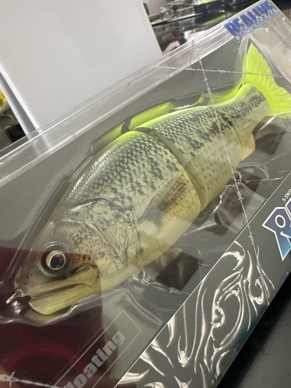 Gan Craft Jointed Claw Ratchet 184 #RF-10 Imperial GM Chart Largemouth Bass 180mm | 2.5oz | Floating. Exact Bait In Pictures. NIB