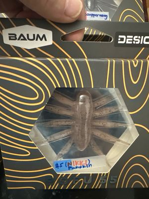 Baum Bofu #5 Pumpkin (Nikki). Amazing New JDM Topwater Bait! Watch YouTube Videos! NIP