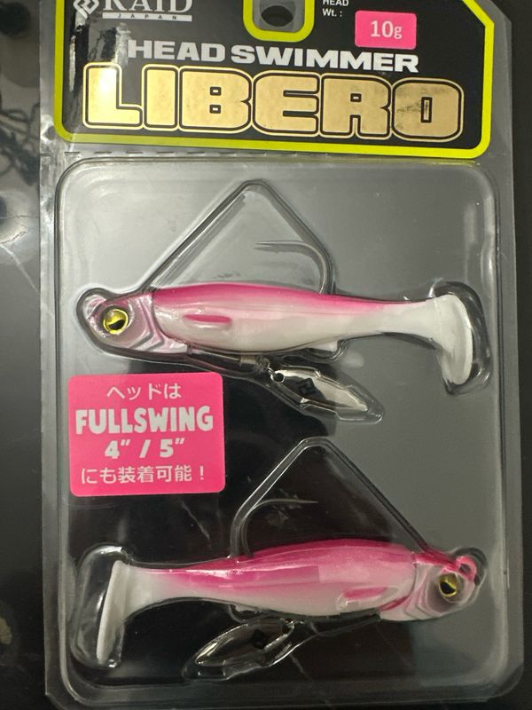 Raid Japan Head Swimmer Libero Fullswing 10g Pink Trick. NIP