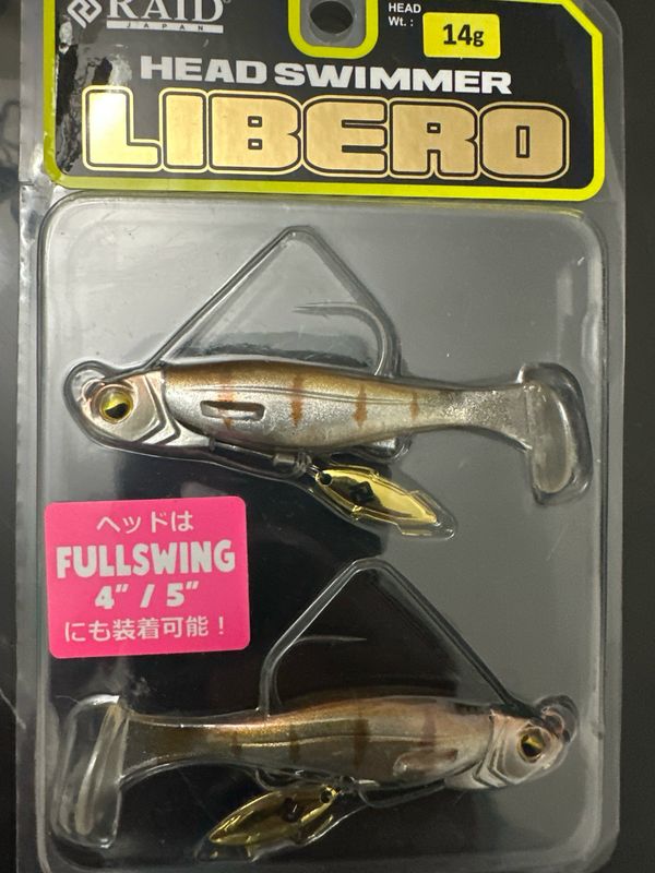 Raid Japan Headswimmer Libero Fullswing 14g Onion Gill. 1.2oz JDM Very Effective Baits. Exact Bait In Pics. NIP