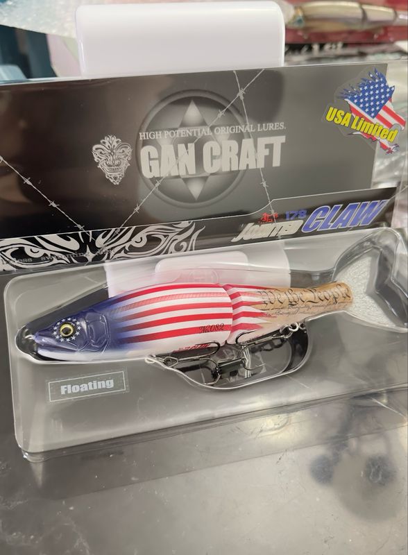 Gan Craft Jointed Claw 178 🇺🇸 USA LIMITED❗️USA 250th Anniversary #USA-13 Flag Version 178mm | 2oz