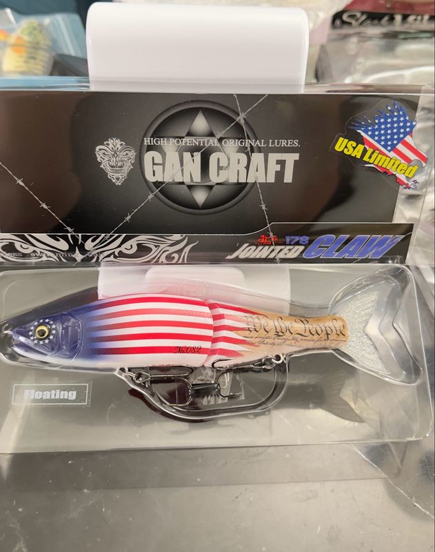 Gan Craft Jointed Claw 178 🇺🇸 USA LIMITED❗️USA 250th Anniversary #USA-13 Flag Version 178mm | 2oz
