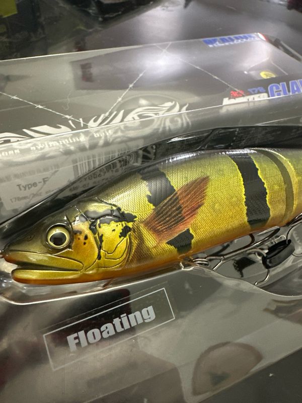Gan Craft Jointed Claw 178F #RF-07 Belial Peacock Bass Lipless Swimming Bait