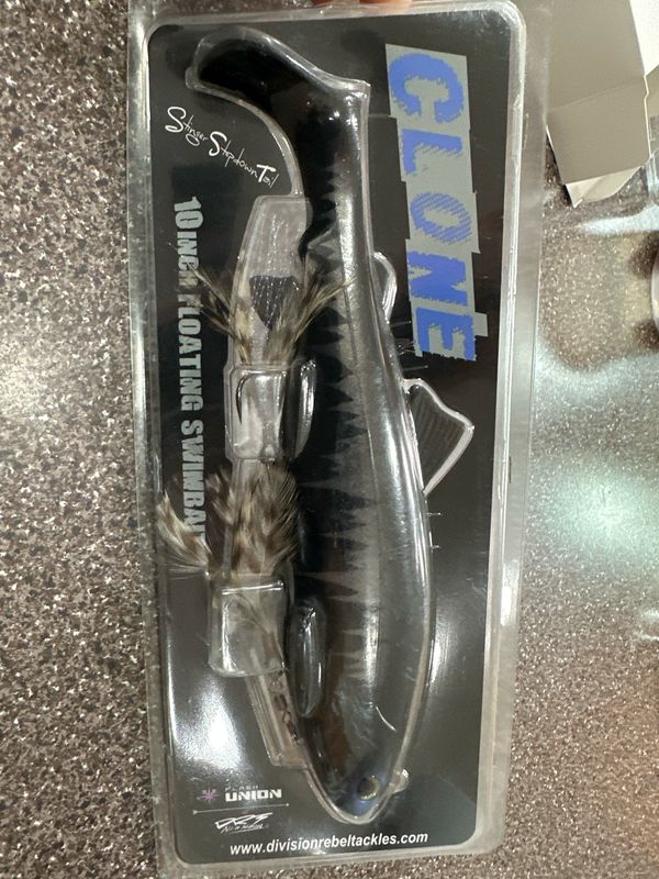 DRT Clone VERY RARE #04 Shinobi 10” Rigged JDM Soft Swimbait. 6oz (180g Class) Package Has Some Damage NIP.