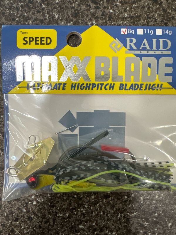 Raid Japan Maxx Blade Speed, Guricha Shad, 8g Approximately 5/16oz. NIP