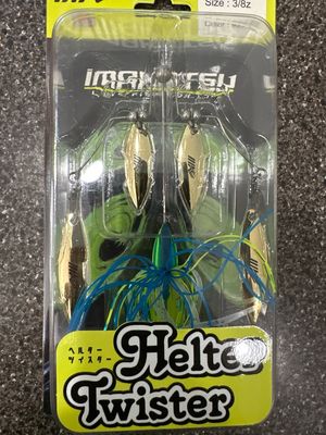 Imakatsu Helter Twister #ZX-020 Exact Bait In Pics. 4 Willow Blade 3/8oz JDM Chatterbait. NIP