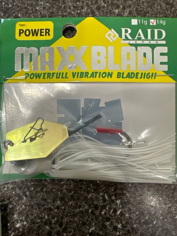 Raid Japan Maxx Blade Power 1/2oz Pearl White. NIP