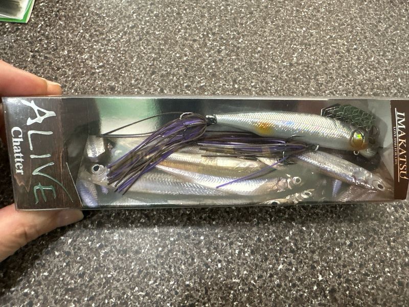 Imakatsu Alive Chatter 90 Slow Sinking #37 Alumina Hasu. Exact Bait In Pictures. NIP