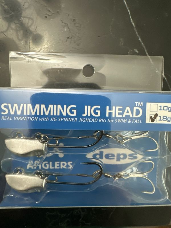 Deps Anglers Meister Jig Heads 18g (.63oz), NIP