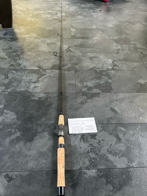 G Loomis SJR 721 6’ Light Spinning Rod. Very Lightly Used But Very Difficult To See Any Use In This Rod At All Absolute Mint Condition. GREAT Quick Deal For someone. Stored For A Long Time.