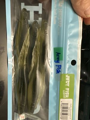 Hideup Judy Fish New 4.2” Size. #296 Army Fish. Exact Bait In Pictures.