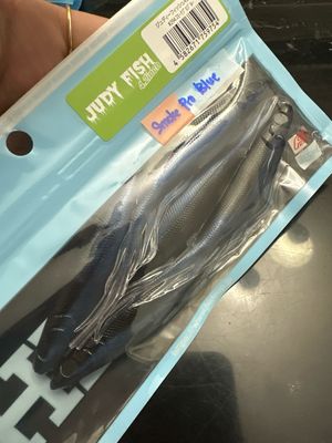 HideUp Judy Fish 4.2inch #294 Smoke Pro Blue 5baits/pack